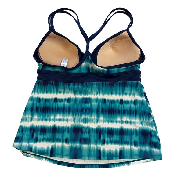 Tropical escape size 8 tankini top bathing suit top - Picture 6 of 9